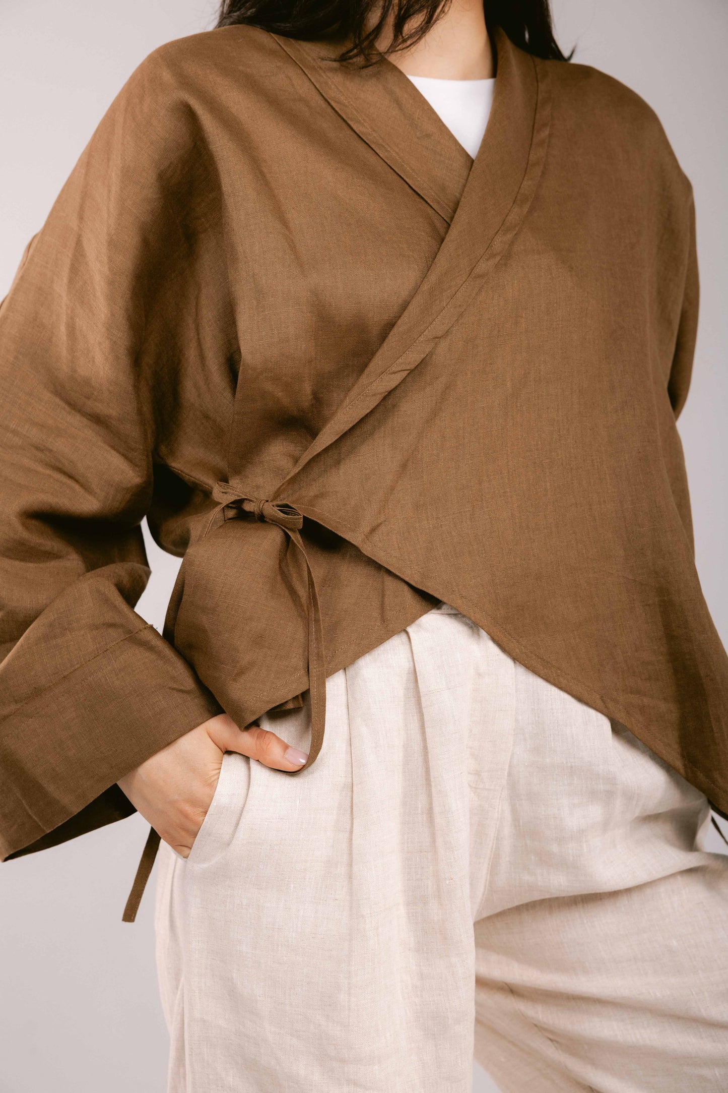 Such A Dreamy Linen Top - Camel