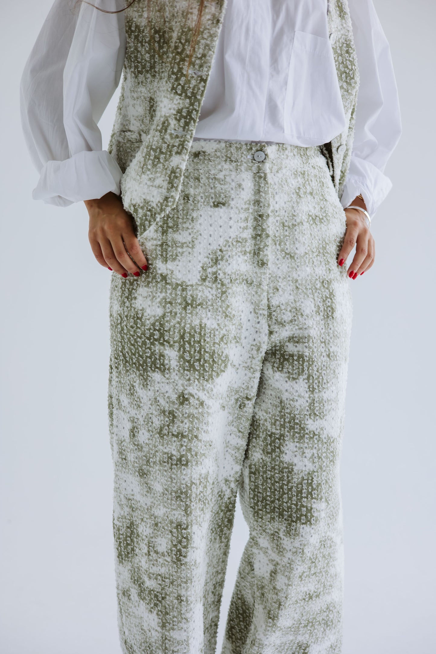 Rising Star Denim Pants in Olive