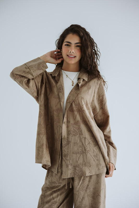 Coastal Bloom Set in Camel