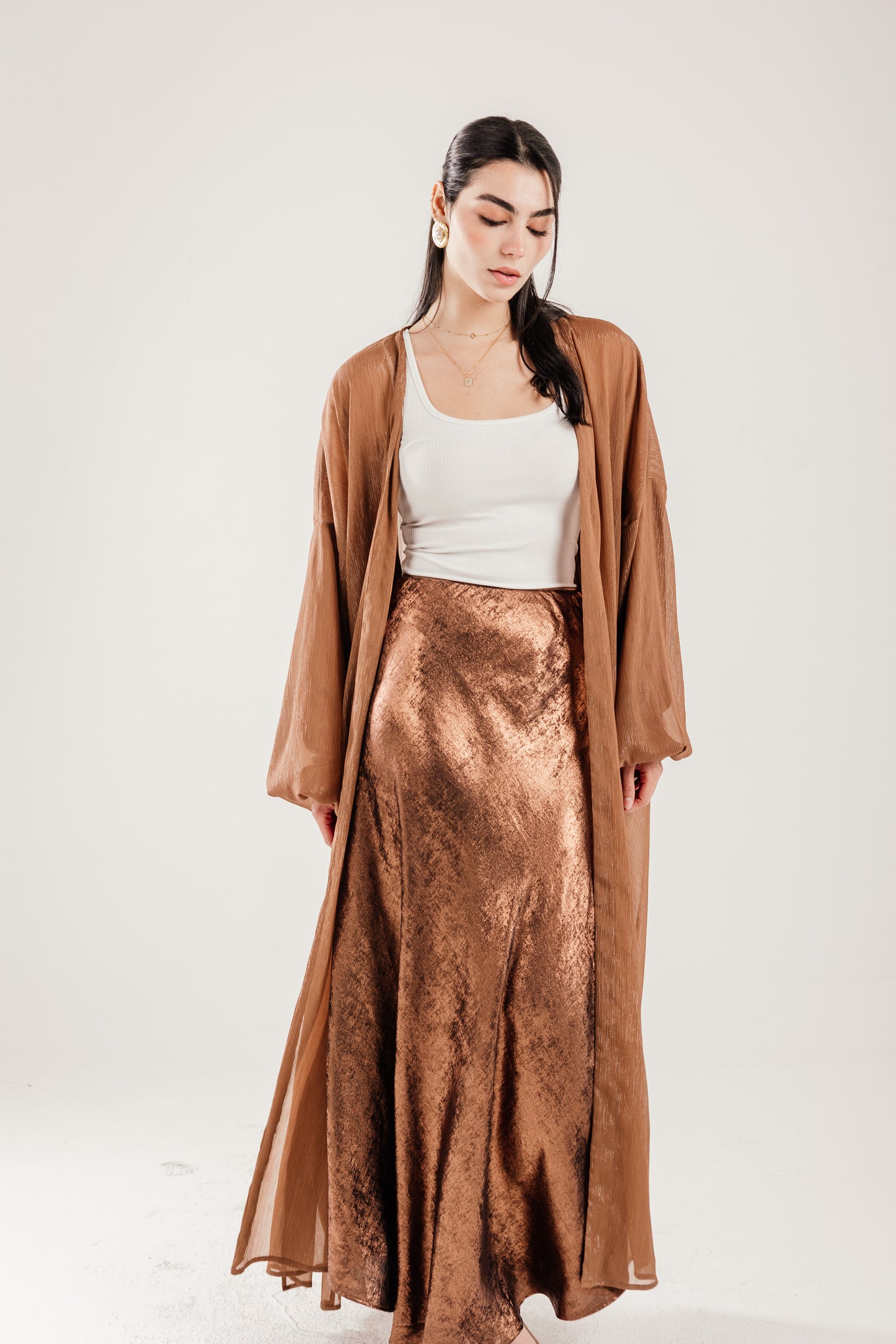 Blossom Kimono in Brown