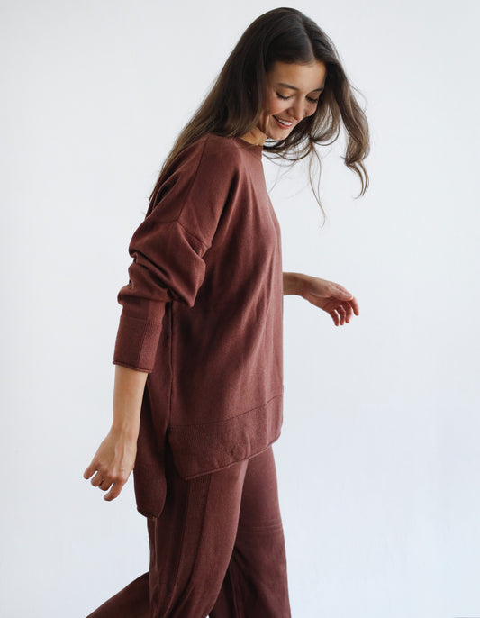 Good Feels Knit Set - Brown