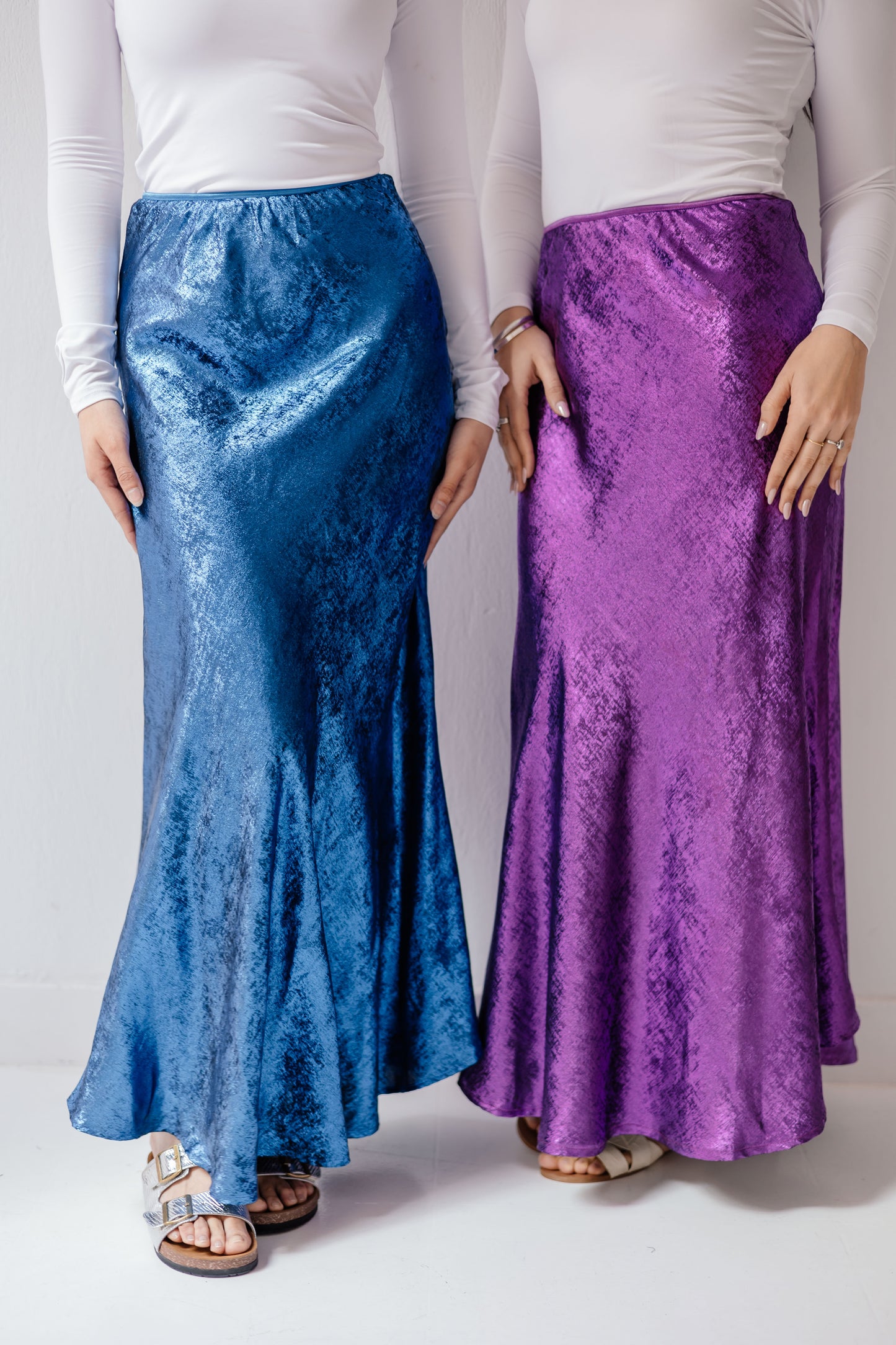 Shimmery Skirt in Blue