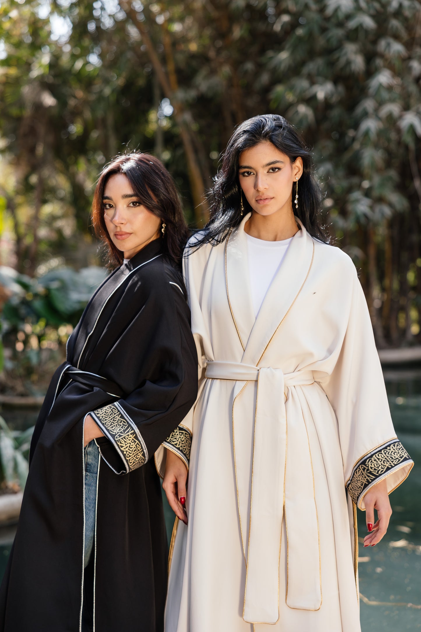The Arabesque Kaftan in Black