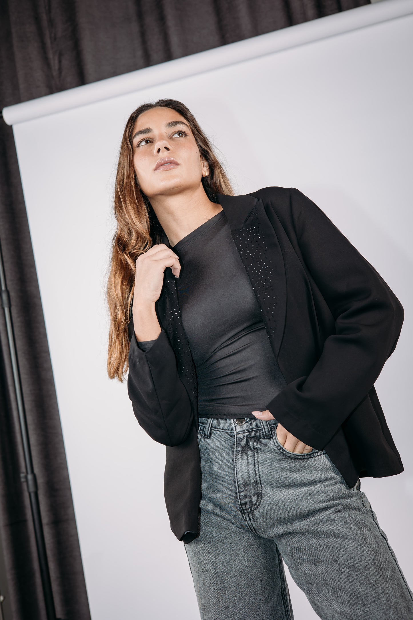 Stardust Blazer in Black
