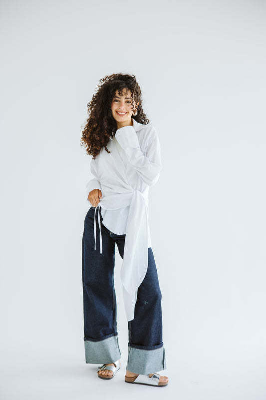 Wrapped In A Dream Top - White