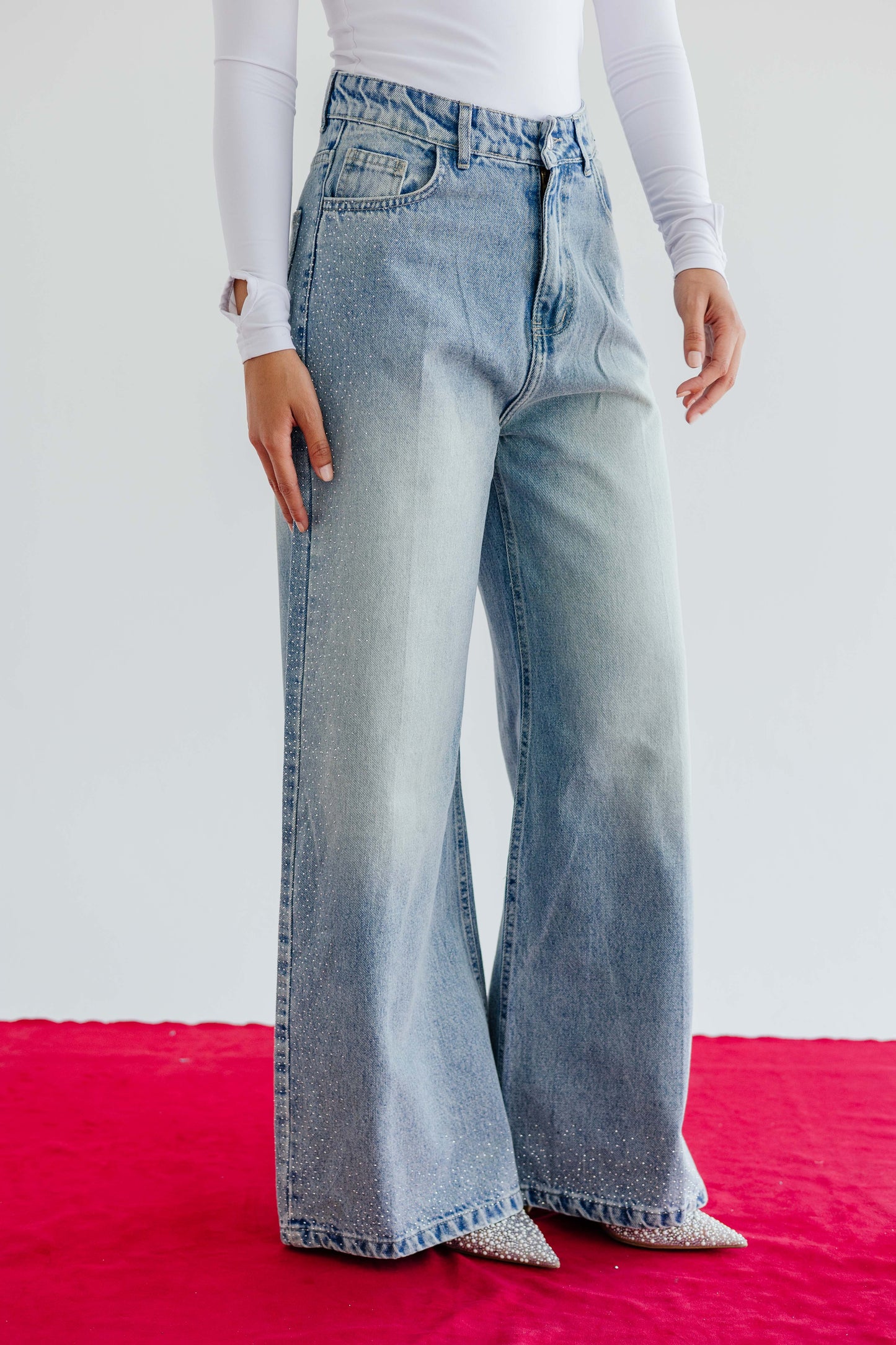 Stargazer Denim Pants in Blue