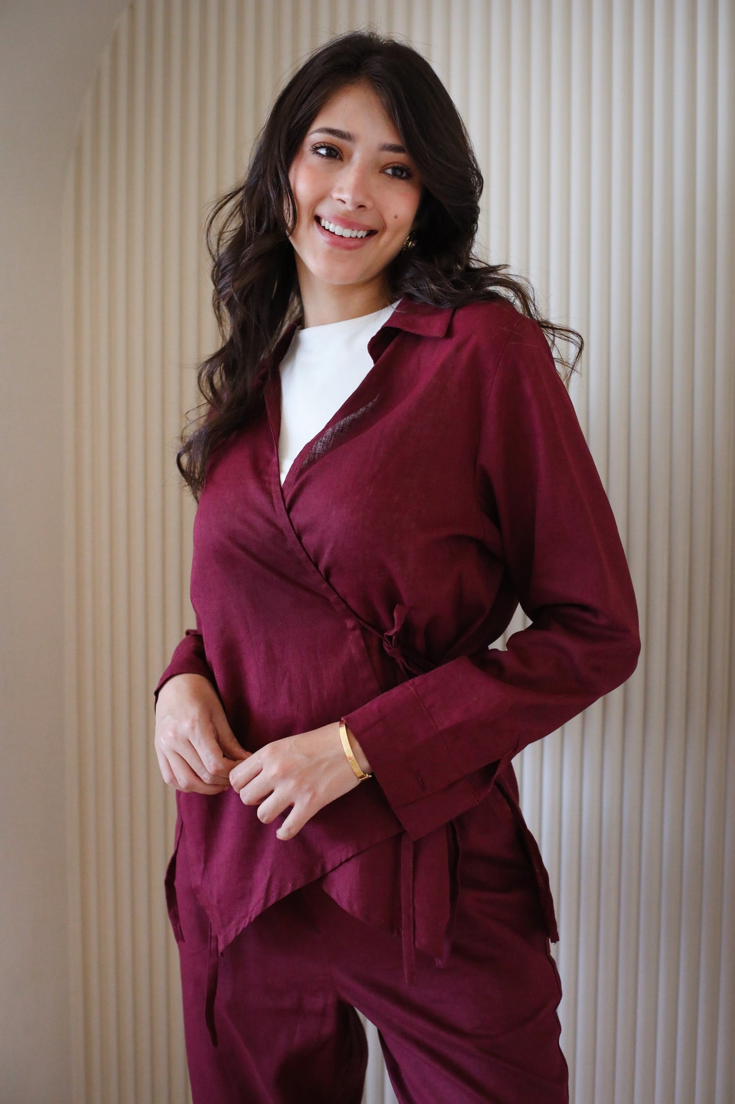 Endless Summer Wrap Set - Burgundy