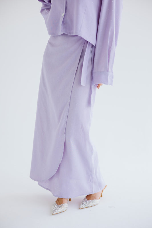 Dazzled Linen Set - Lilac