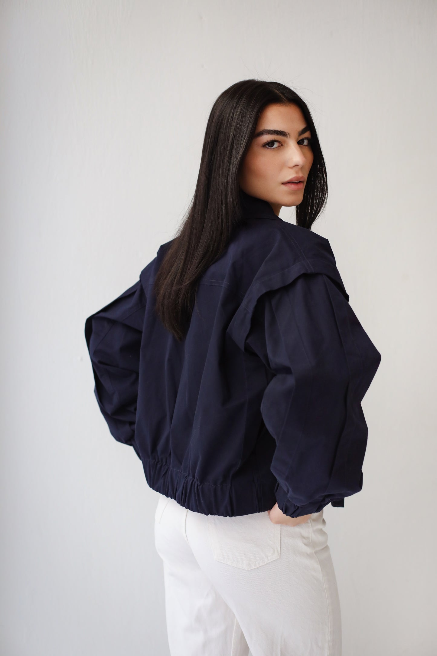 Showstopper Trench Jacket - Navy