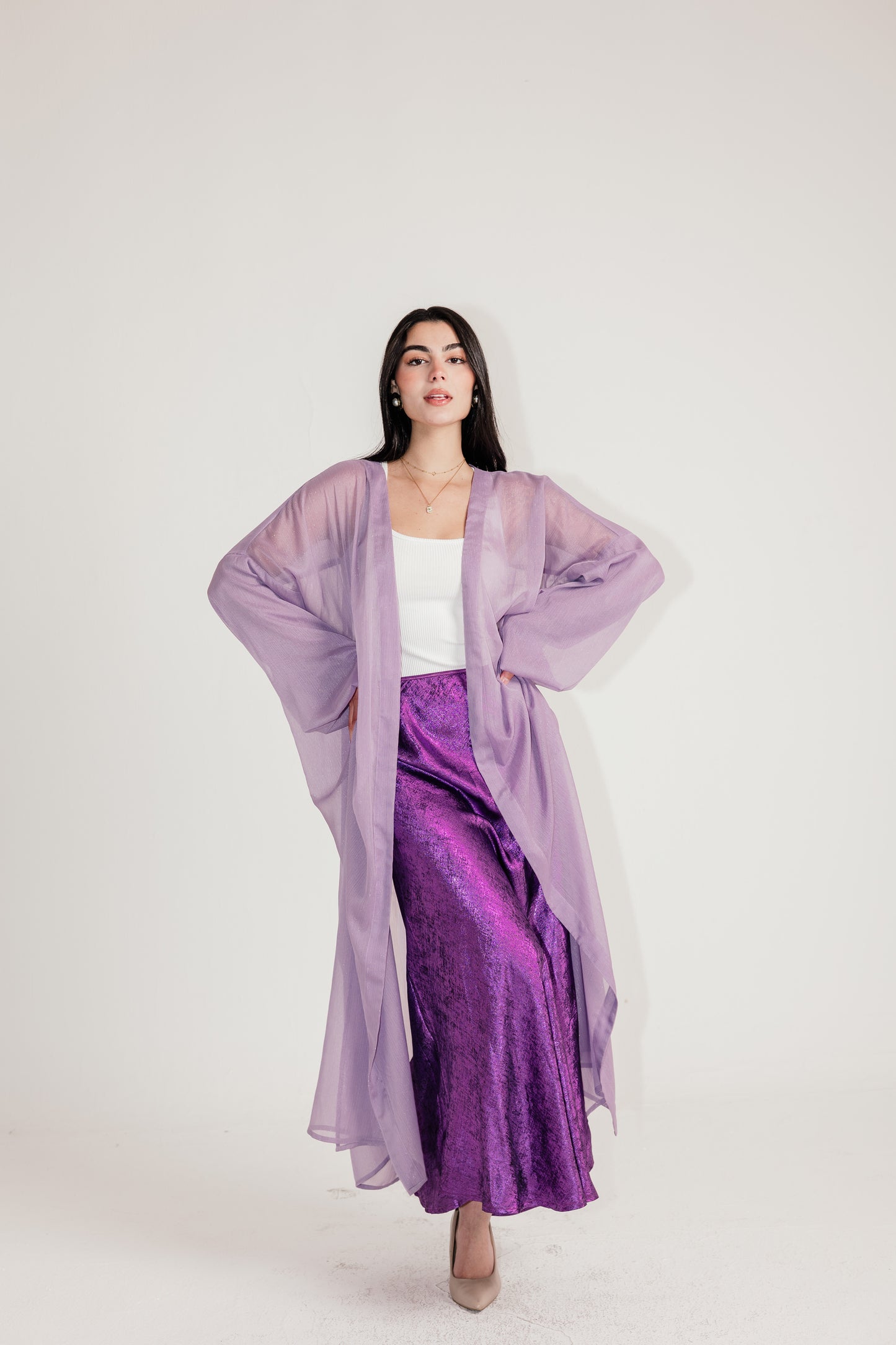Shimmery Skirt in Purple