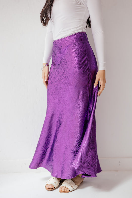 Shimmery Skirt in Purple