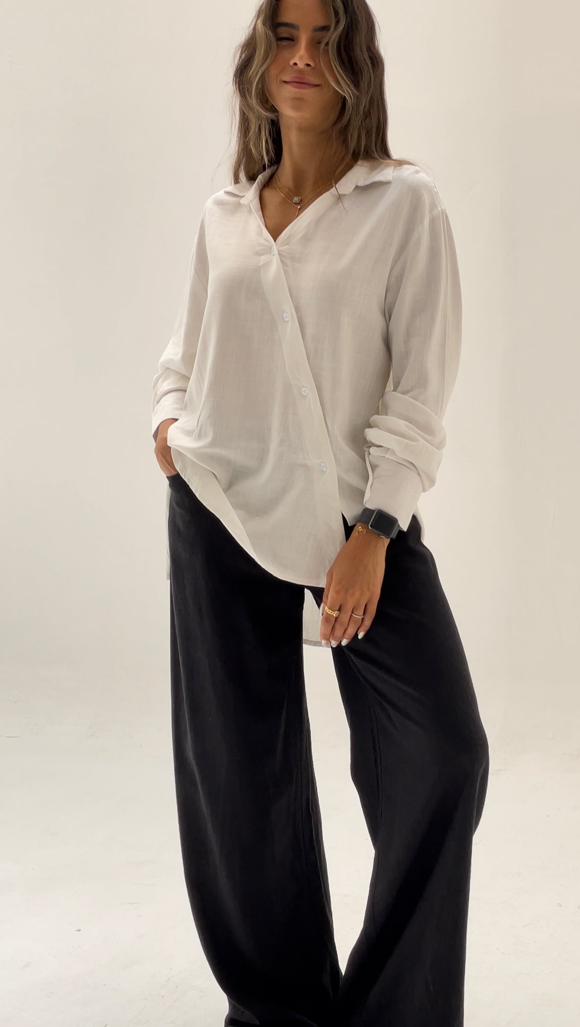 Linen Pants in Black