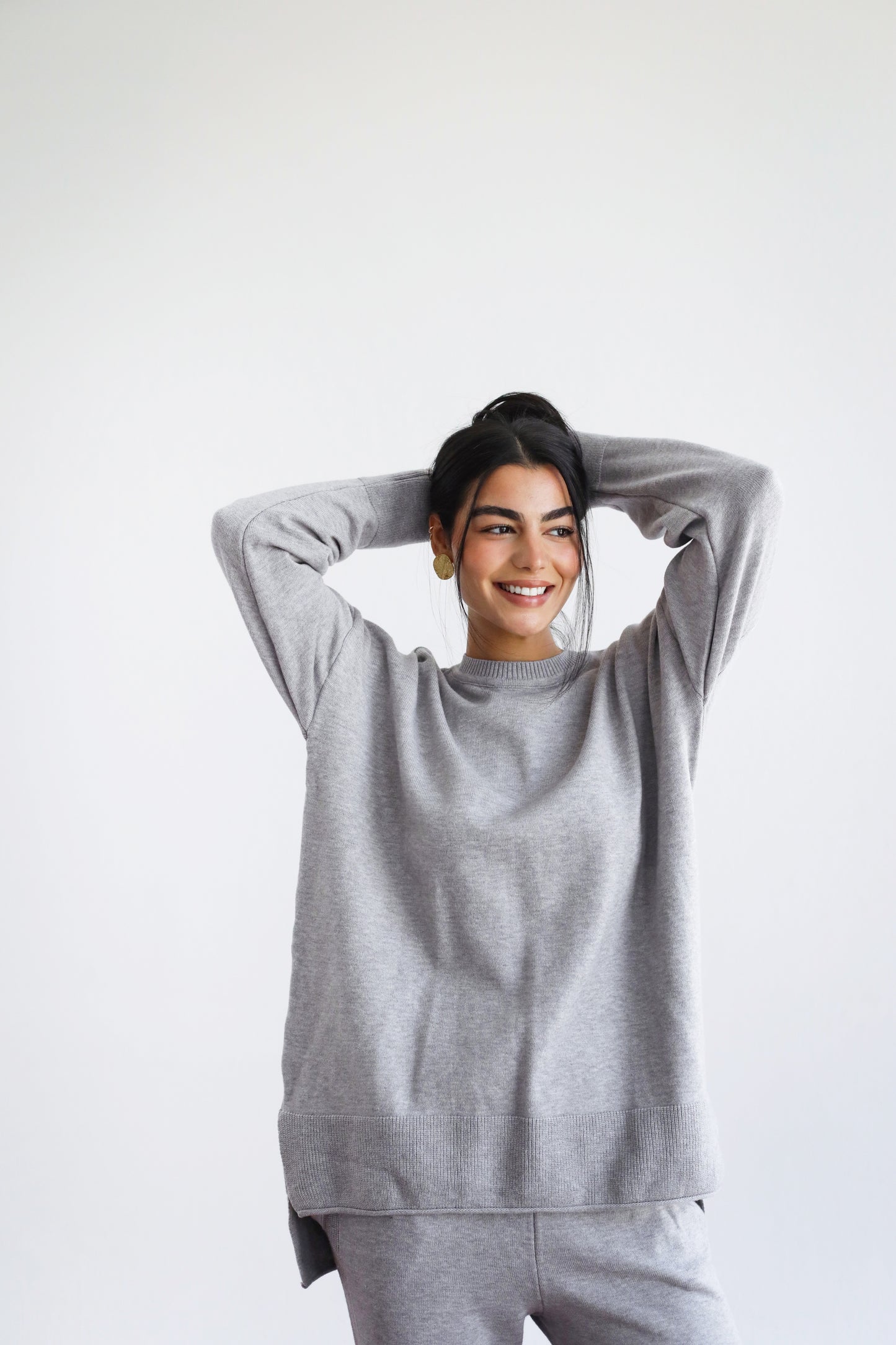 Good Feels Knit Set - Grey