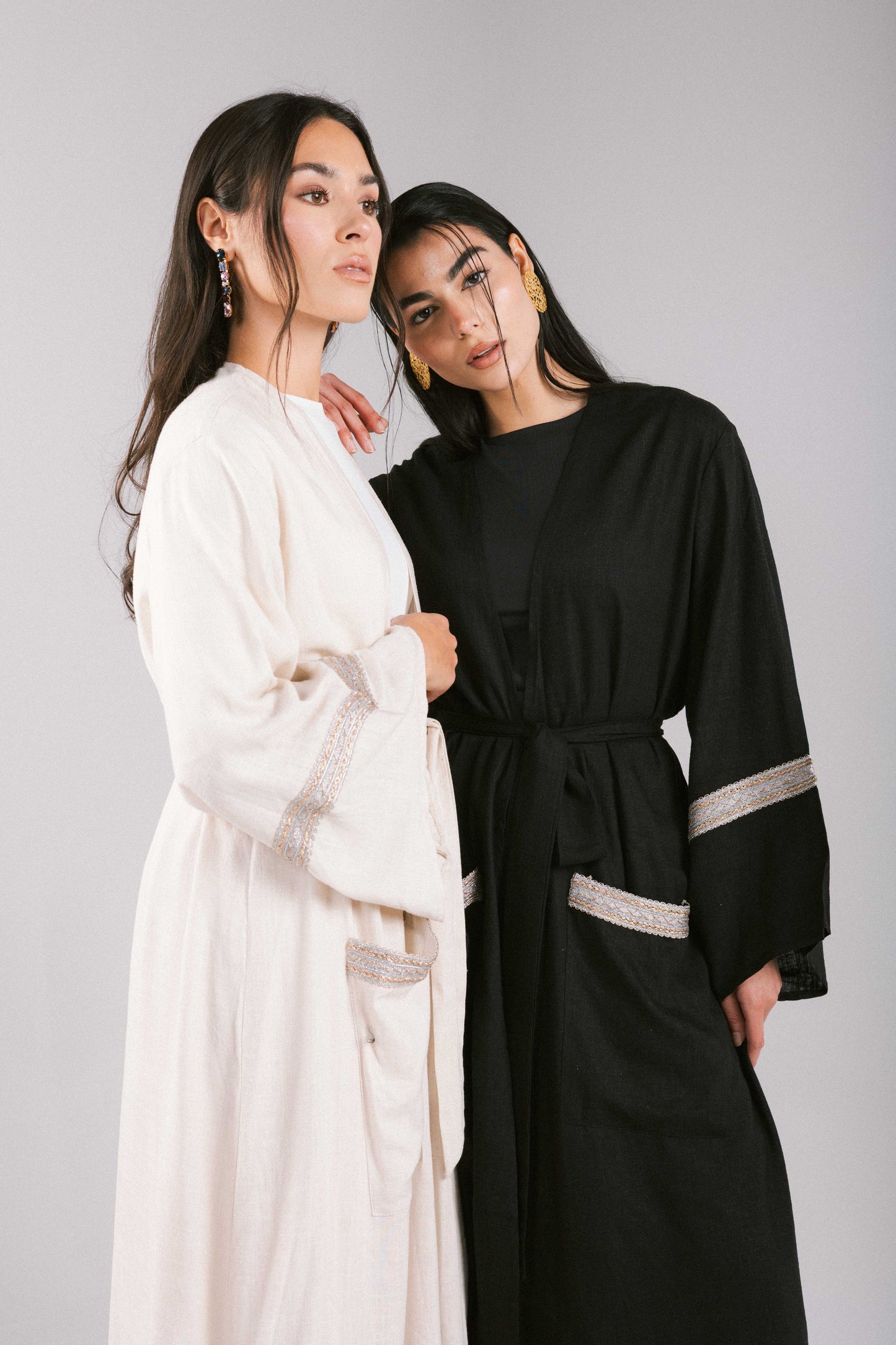 The Linen Kaftan in Beige