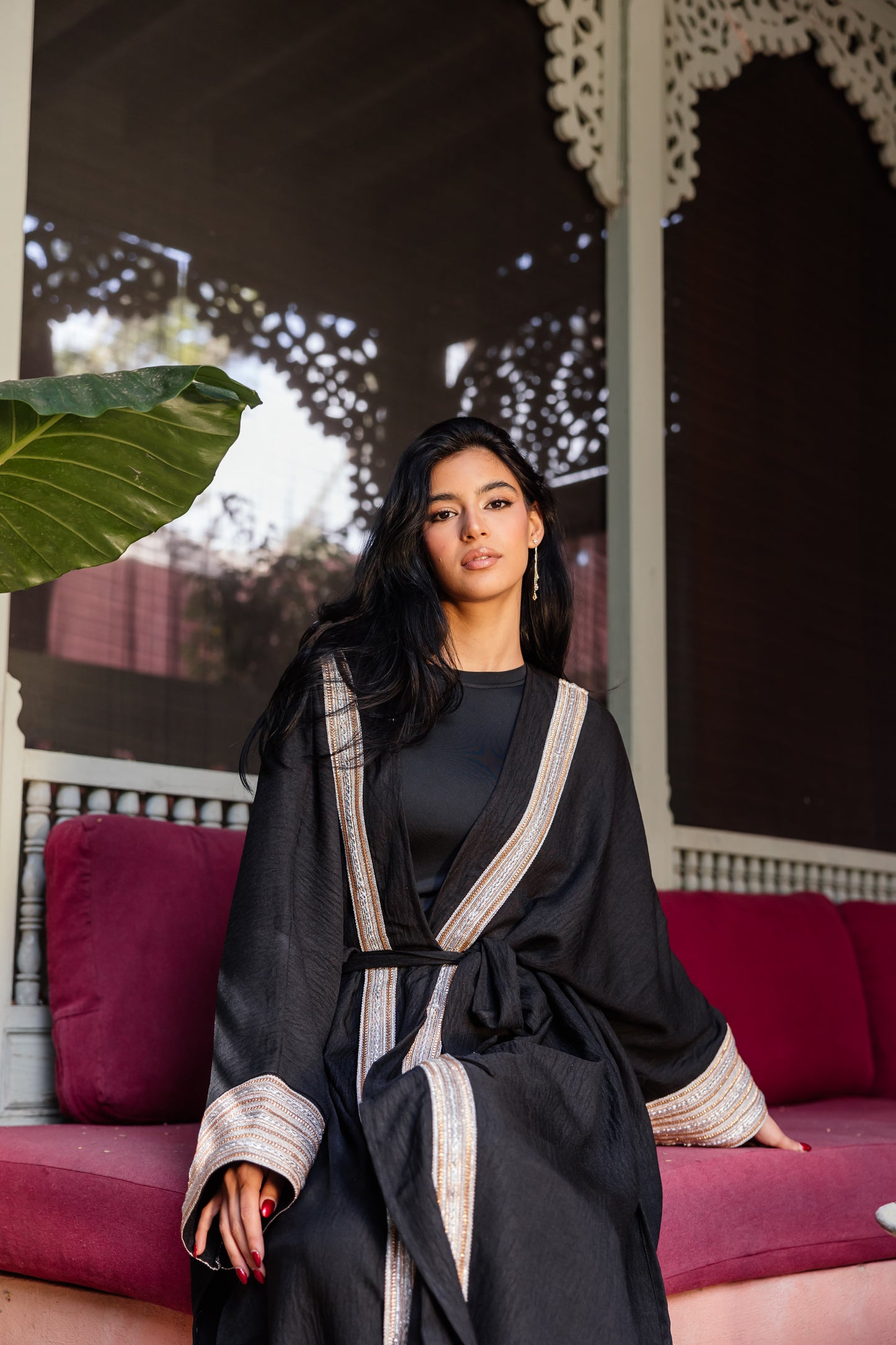 Moroccan Kaftan in Black