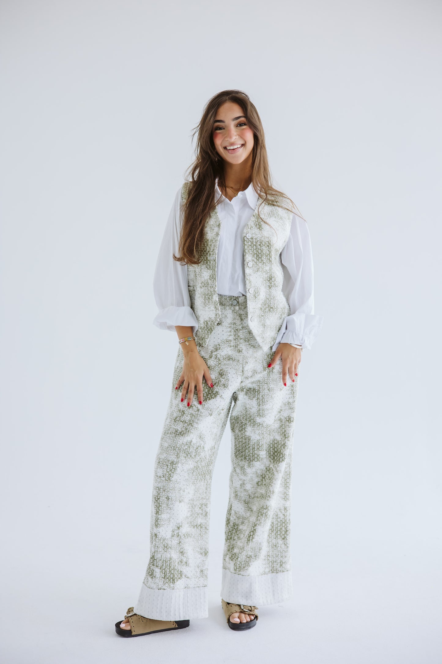Rising Star Denim Pants in Olive