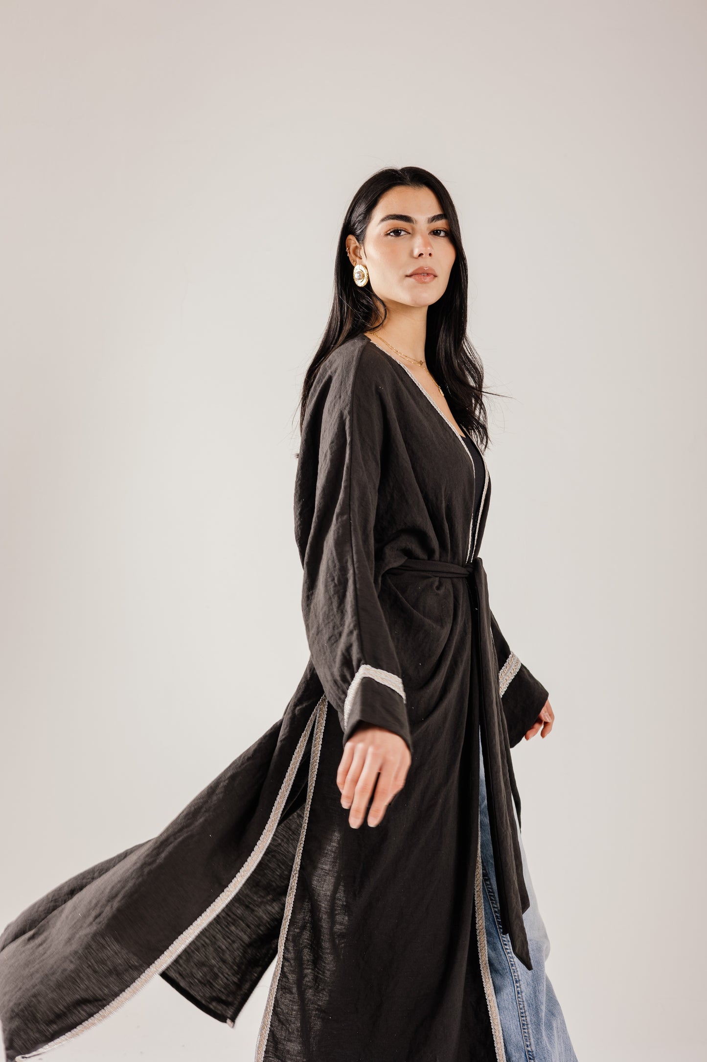 Grace Kaftan in Black