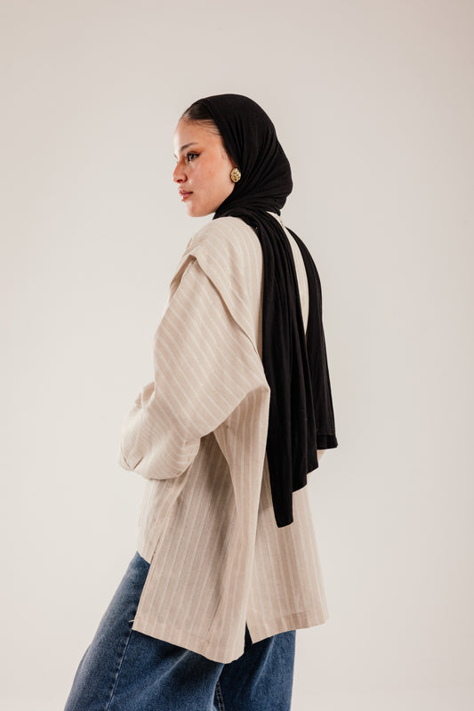 Sun Glow Linen Top in Gold