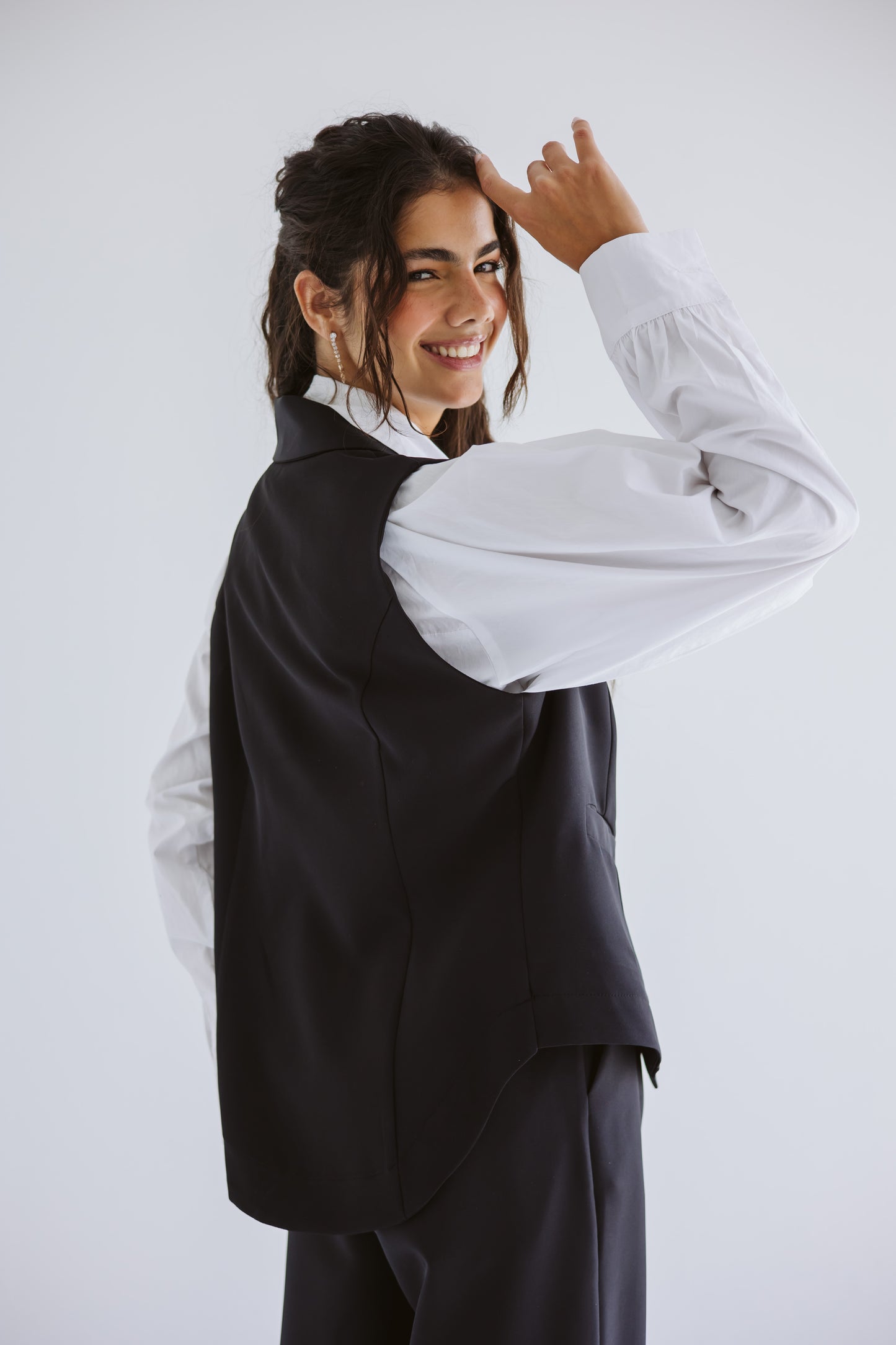 Tailored Waistcoat - Black