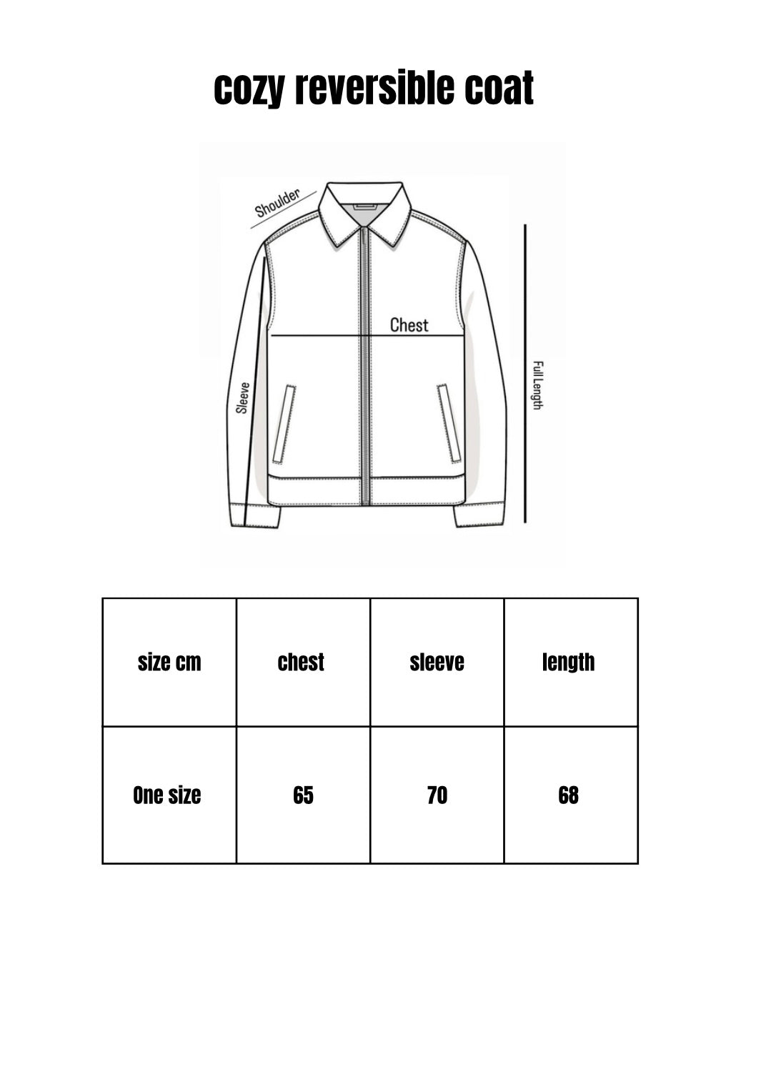 Cozy Reversible Coat - Cafe