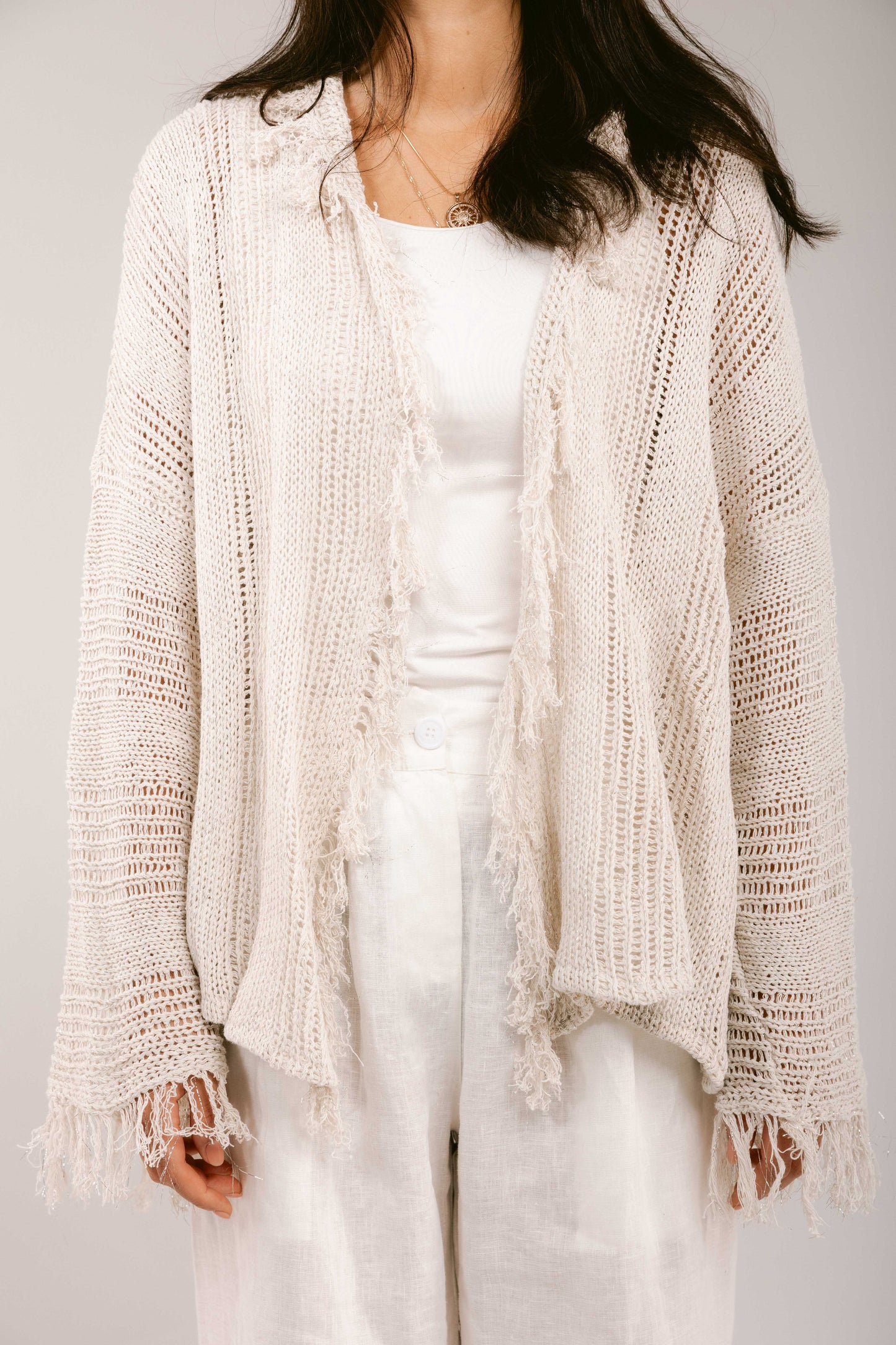 Brighter Days Crochet Cardigan - Off-White