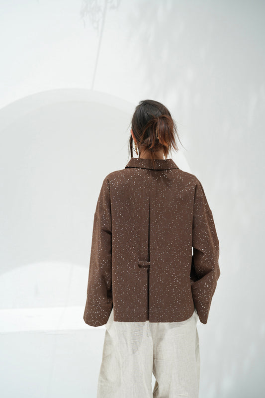 City Lights Denim Jacket - Brown