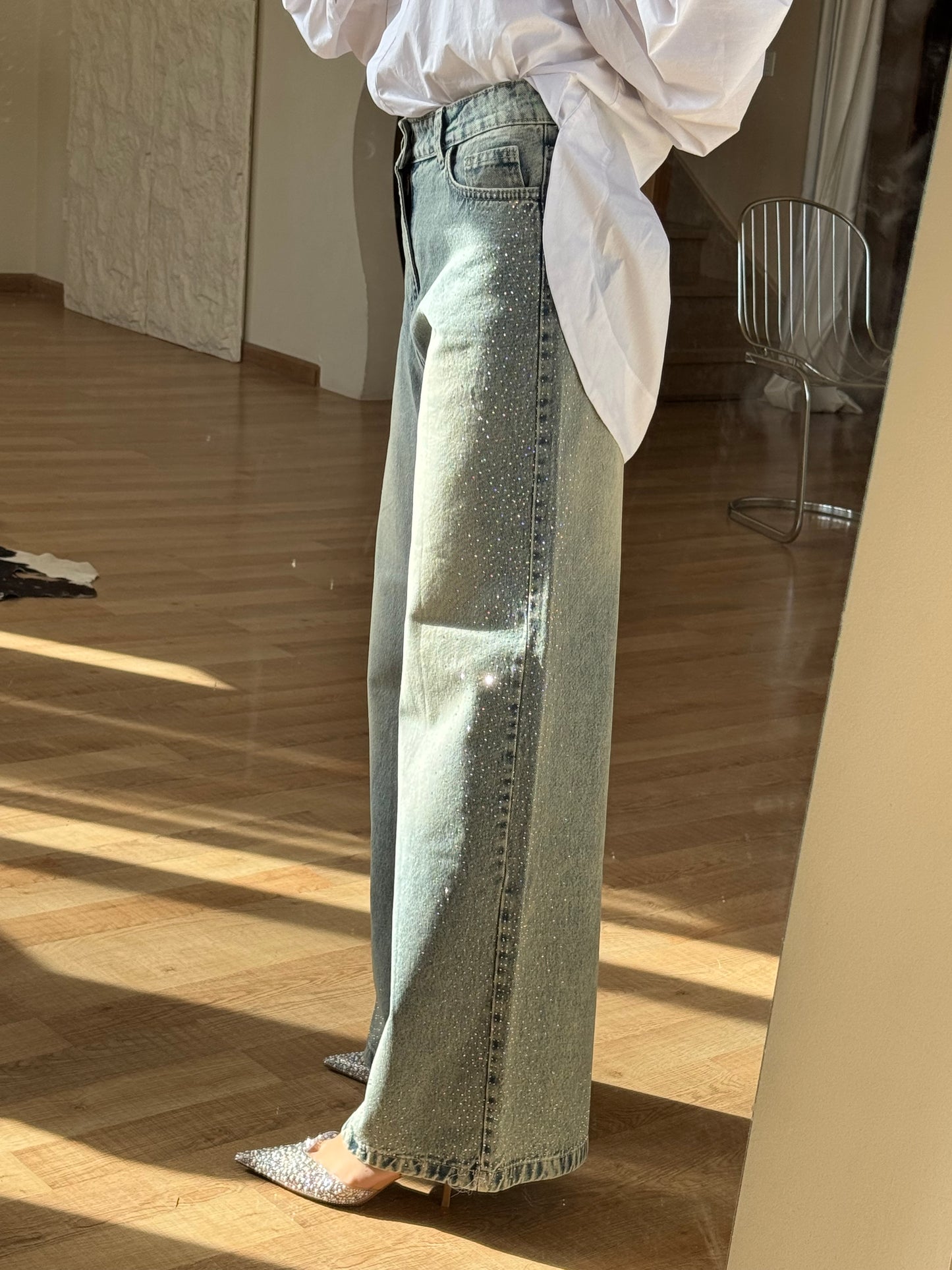 Stargazer Denim Pants in Blue