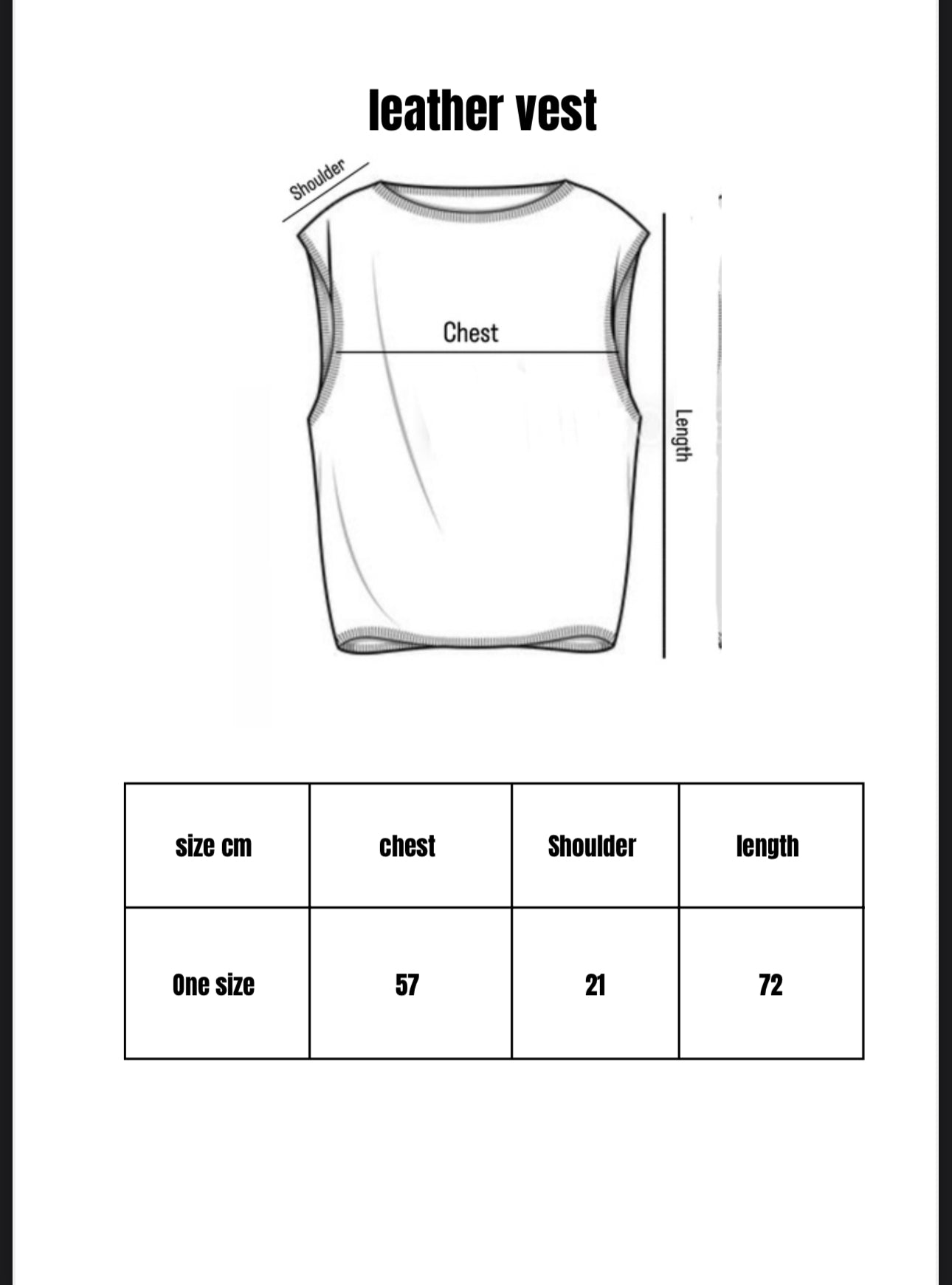 Charmer Faux Leather Vest - Cream