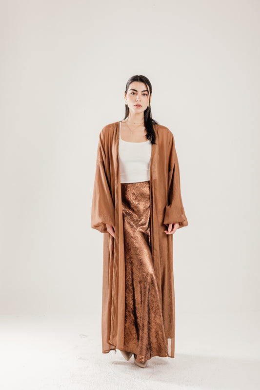 Blossom Kimono in Brown