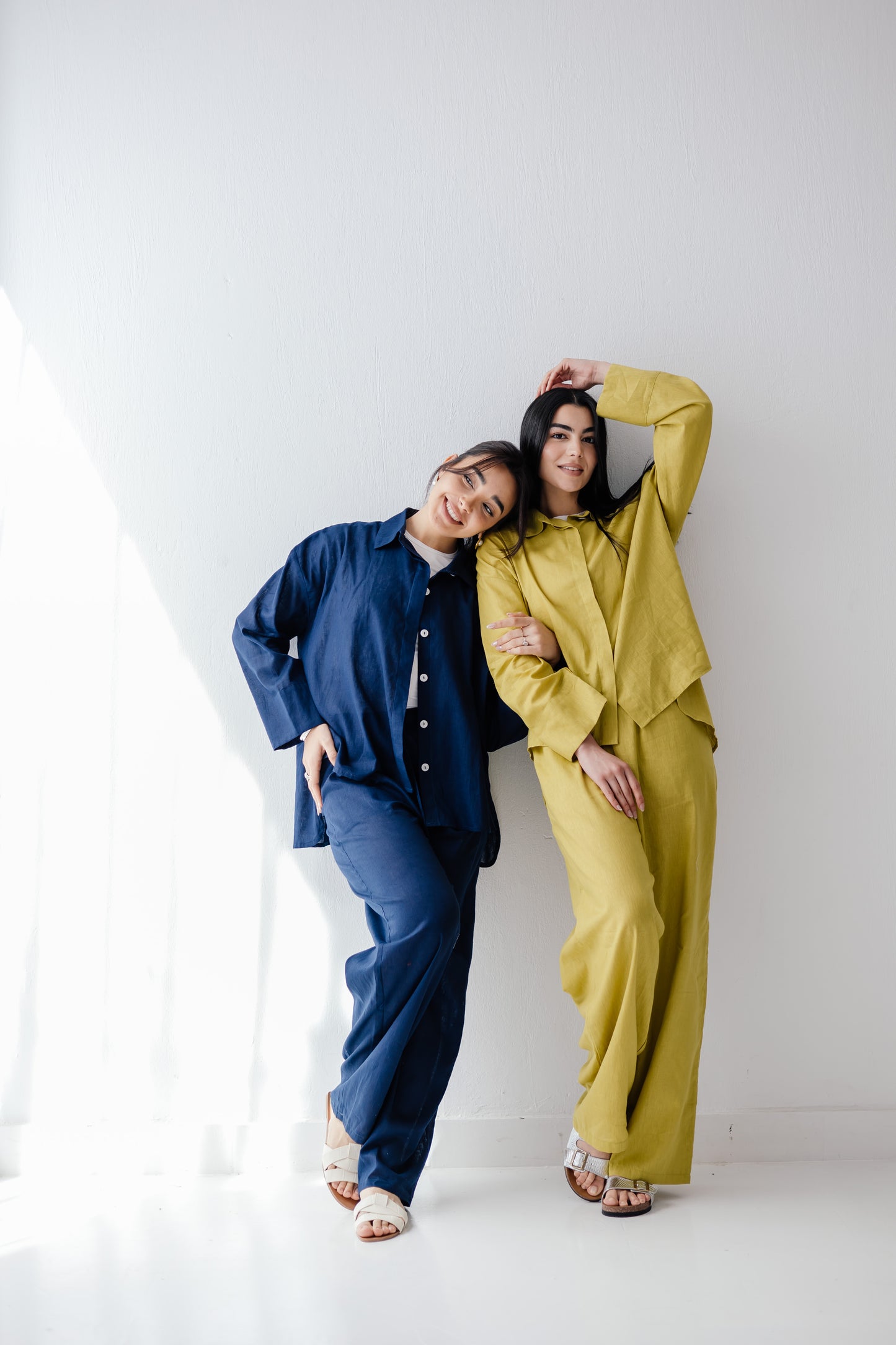 Linen Pants in Mustard