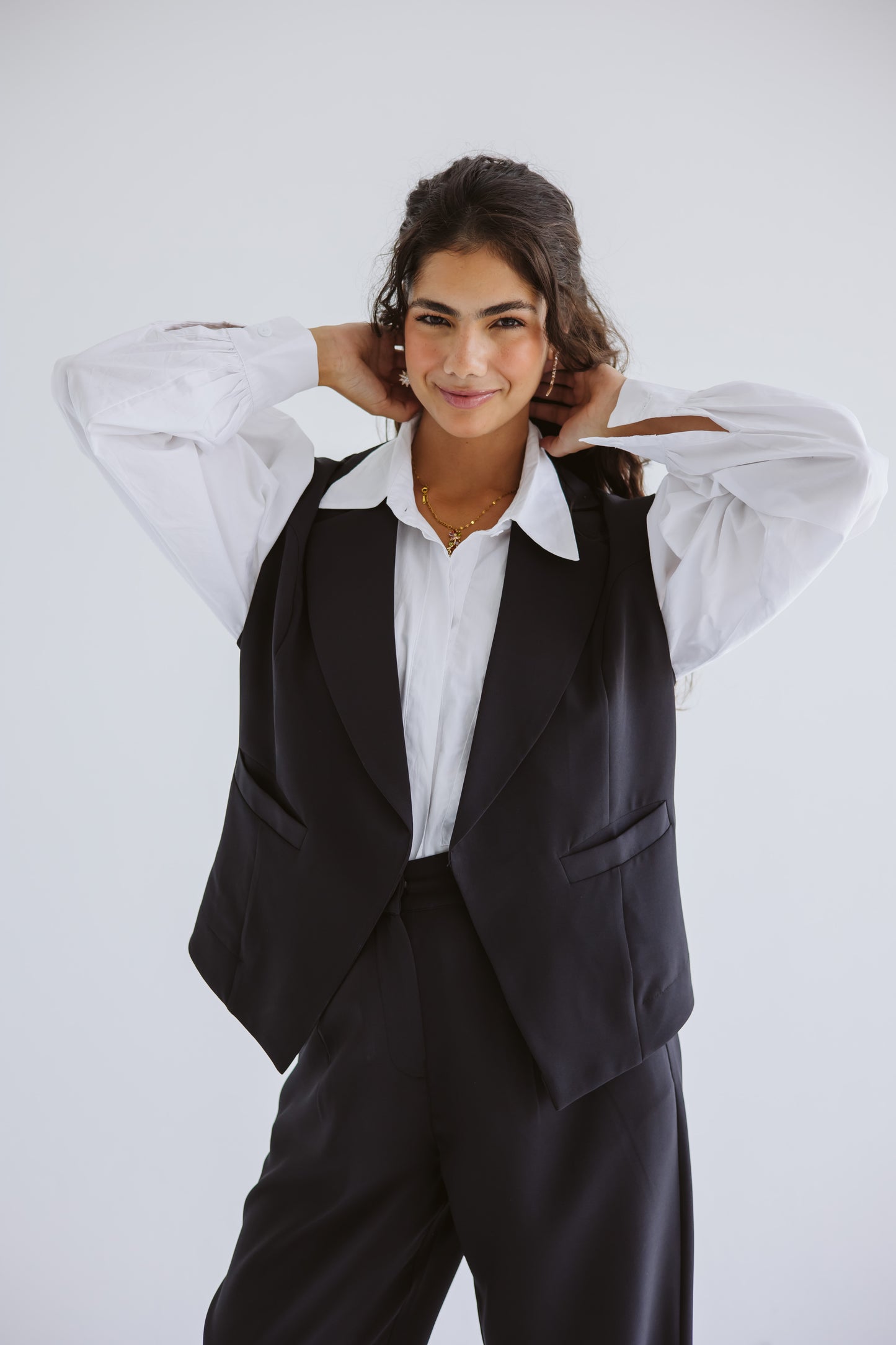 Tailored Waistcoat - Black