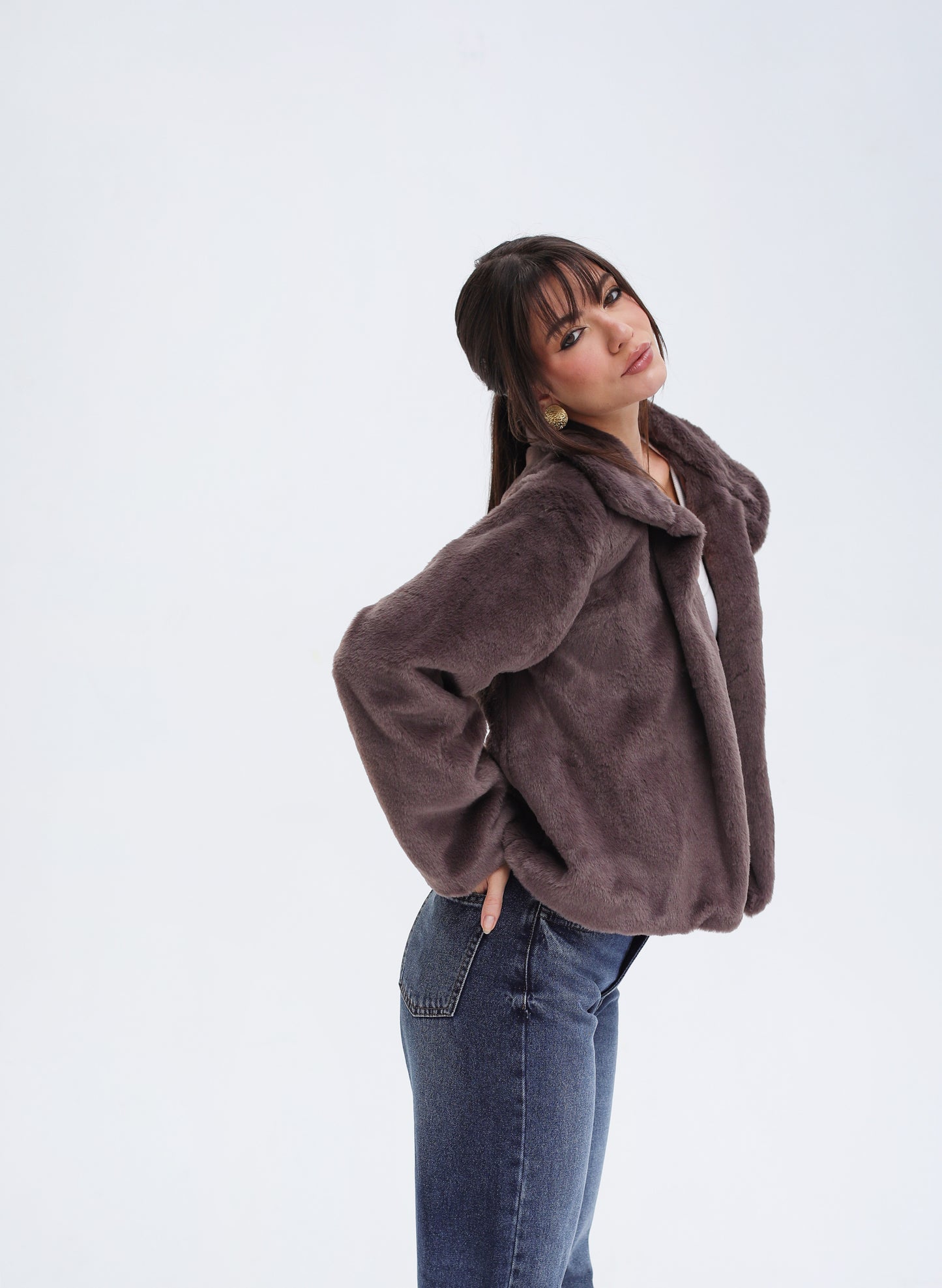 Stunner Faux Fur Jacket - Mink