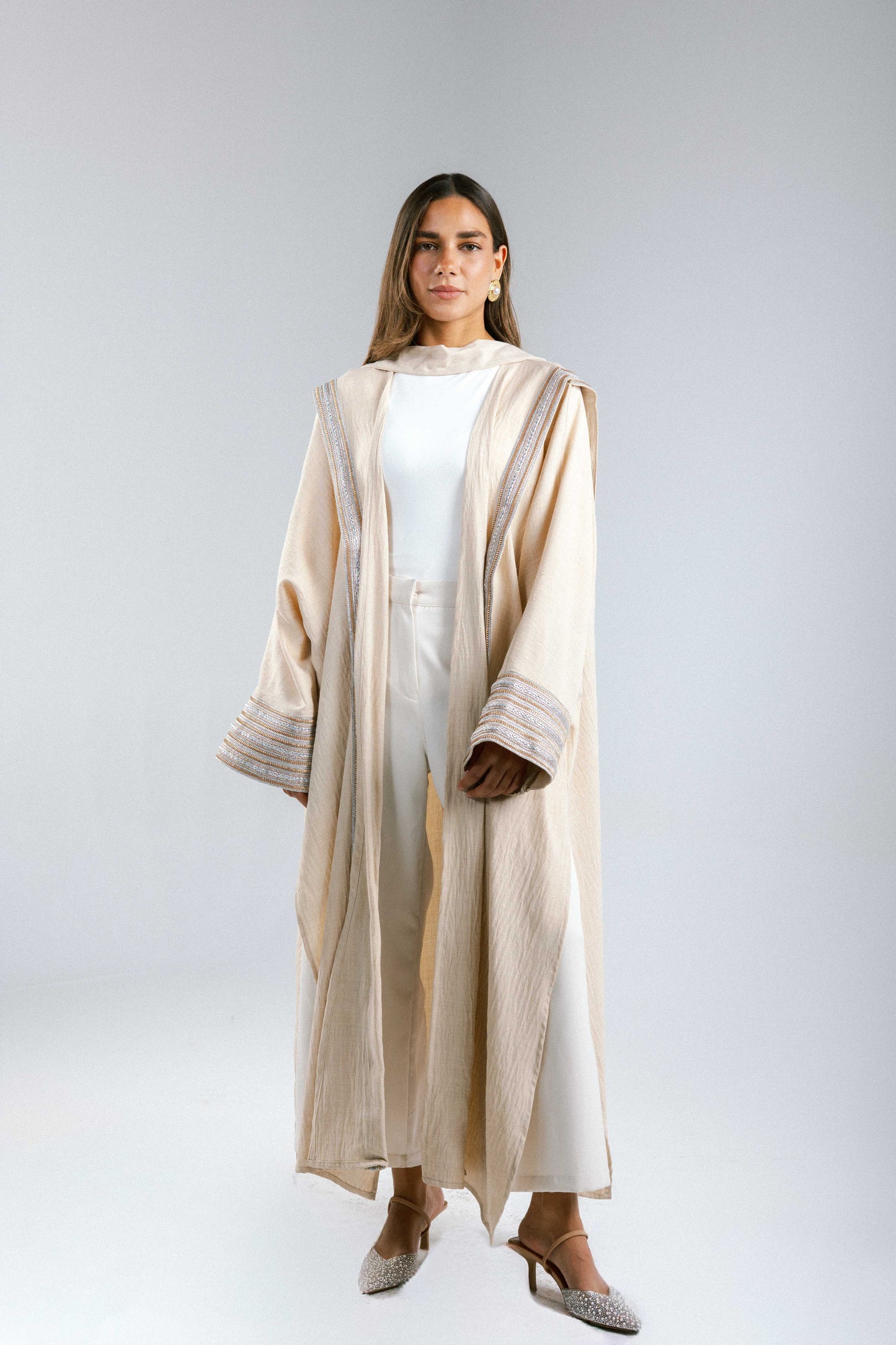Moroccan Kaftan in Beige