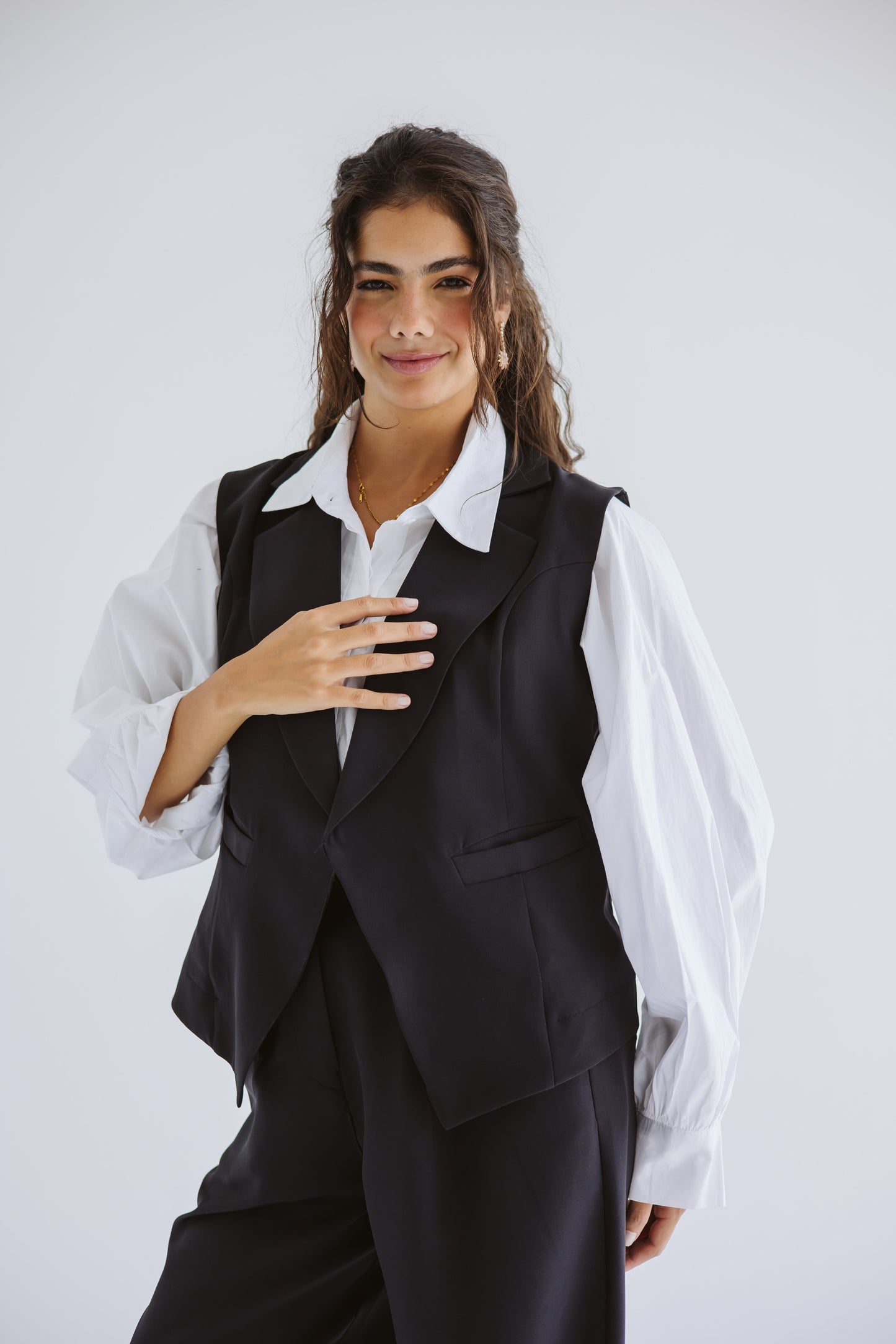 Tailored Waistcoat - Black