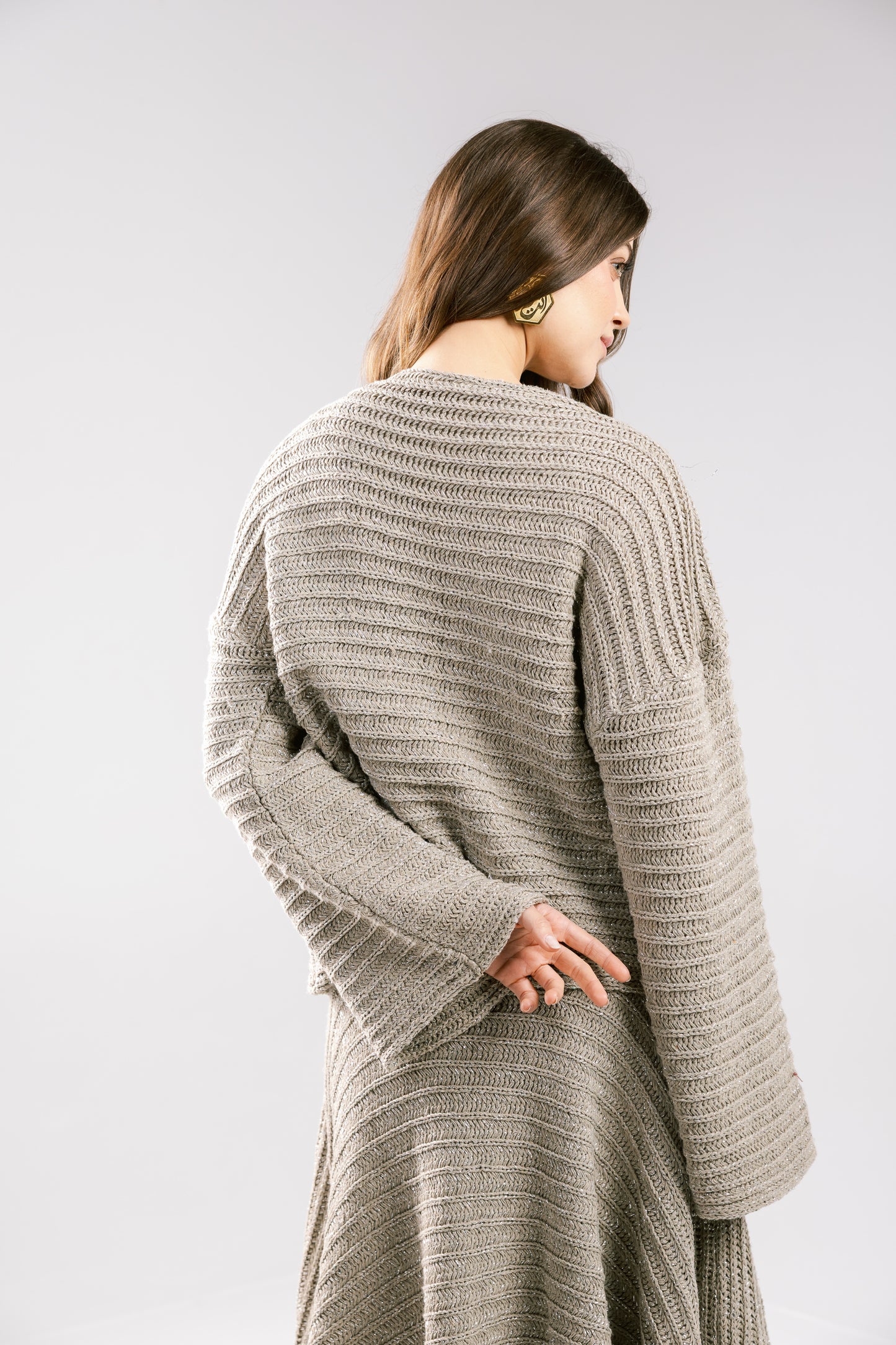 Seascape Crochet Top - Taupe