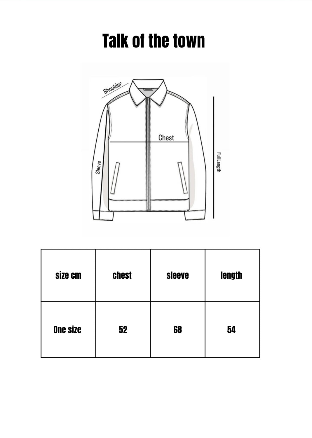 Talk of The Town Leather Jacket - Brown