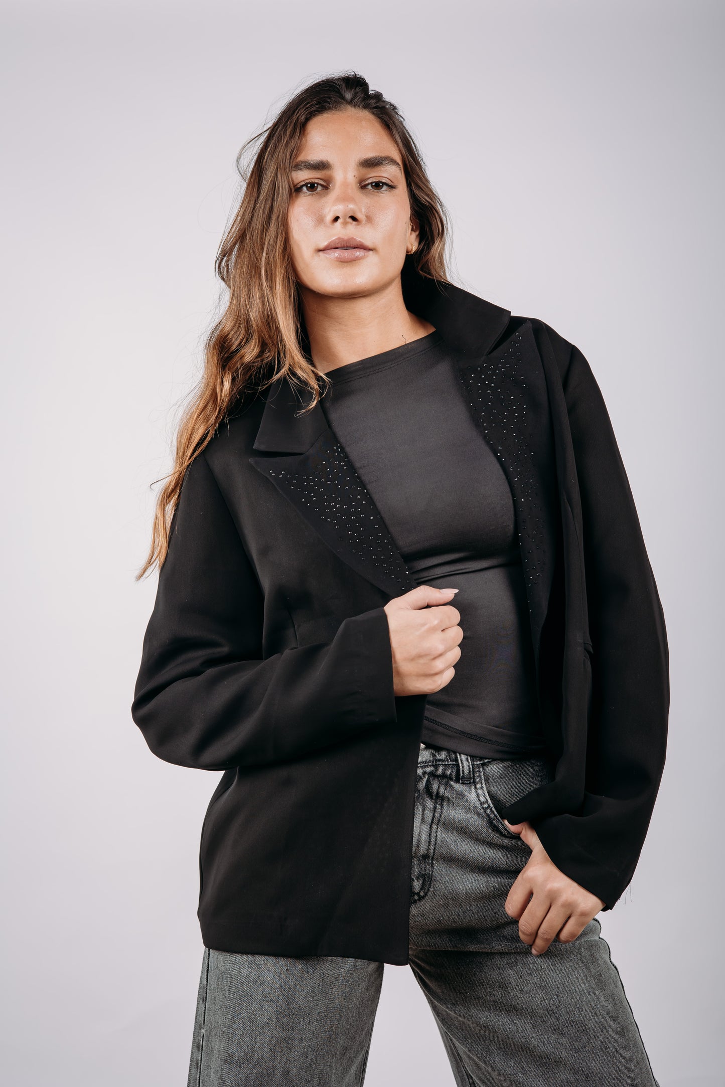 Stardust Blazer in Black