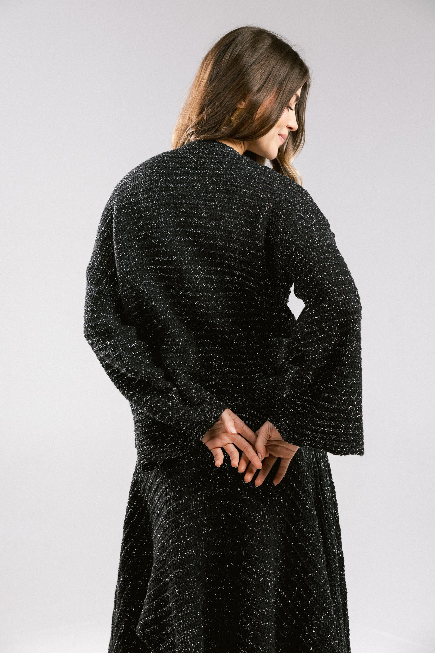 Seascape Crochet Top - Black