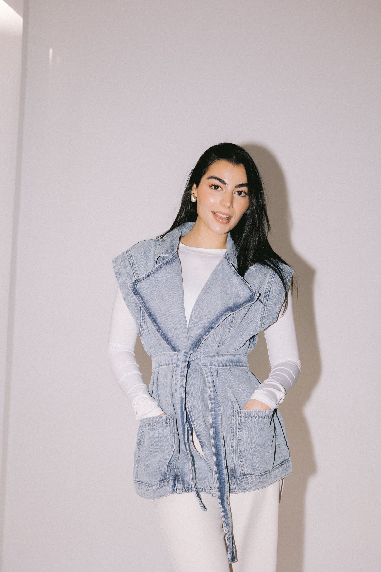 The Denim Vest - Blue