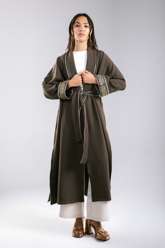 The Arabesque Kaftan in Brown