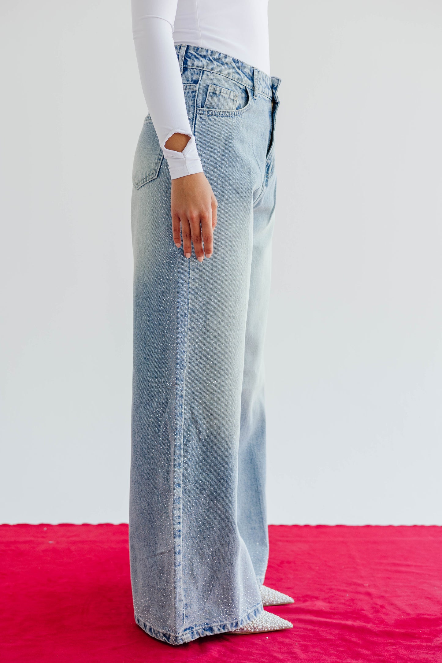 Stargazer Denim Pants in Blue