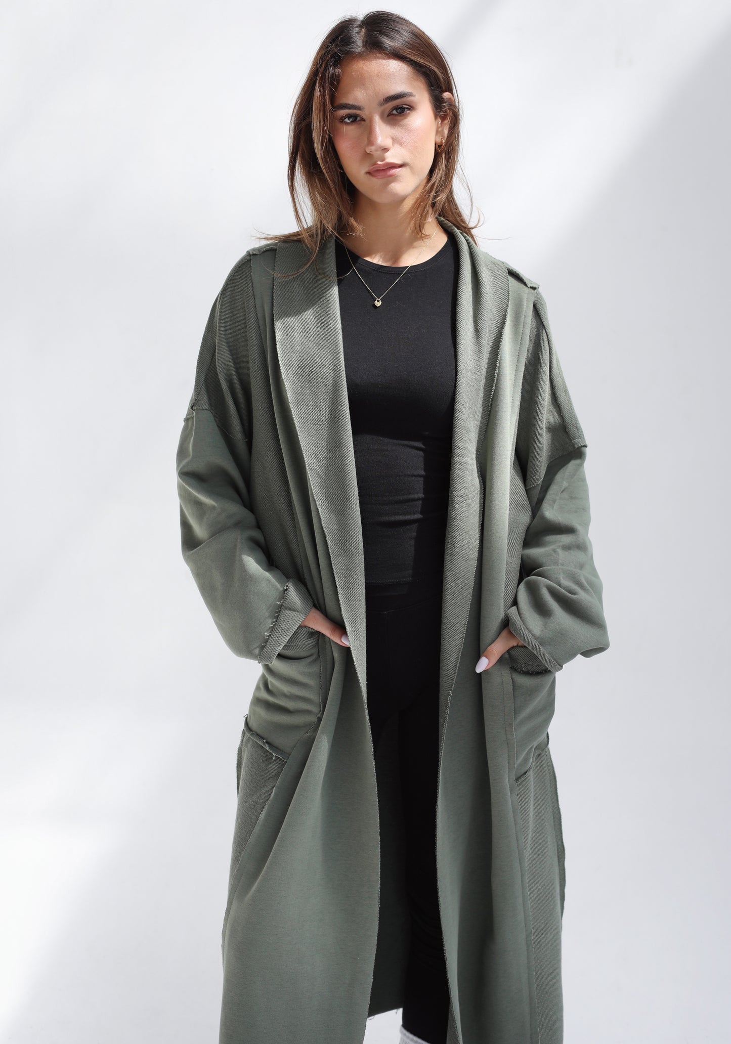 Forever Young Cardigan - Olive