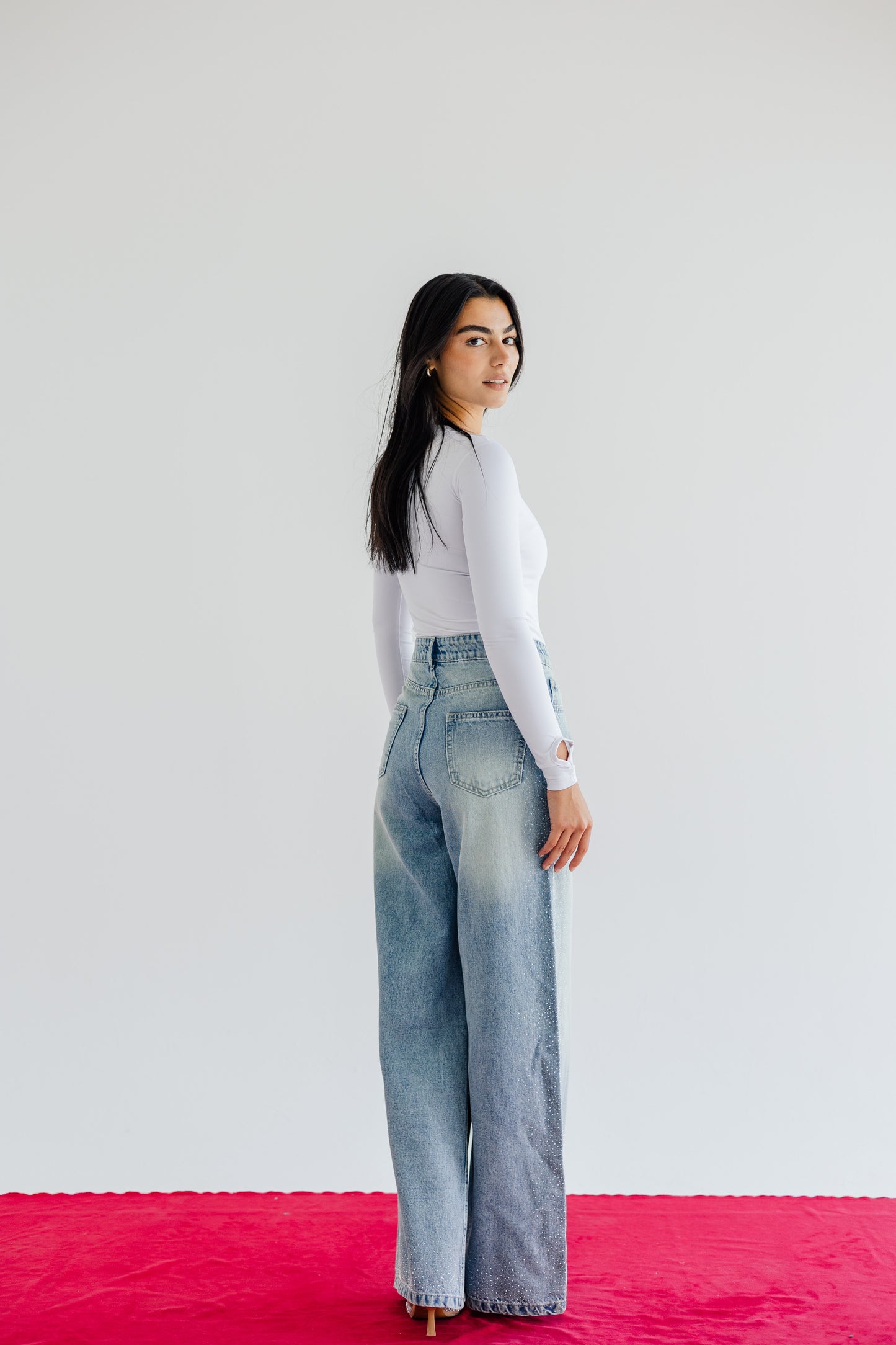 Stargazer Denim Pants in Blue