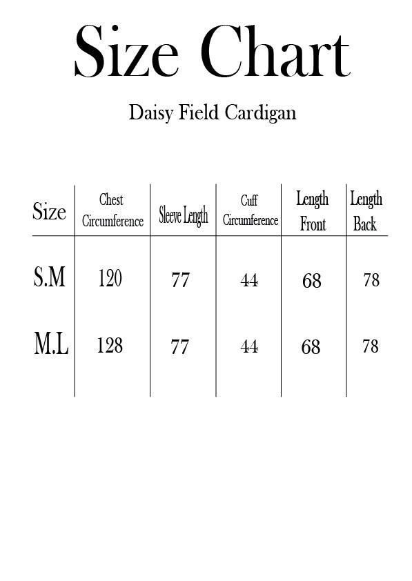 Daisy Field Cardigan - Grey
