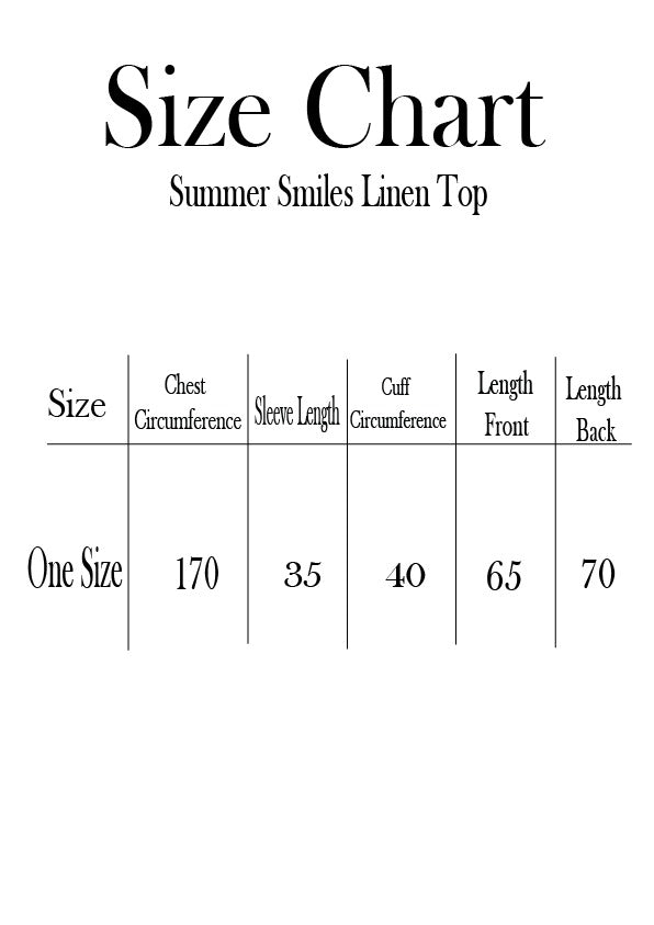 Summer Smiles Linen Top - Powder Pink