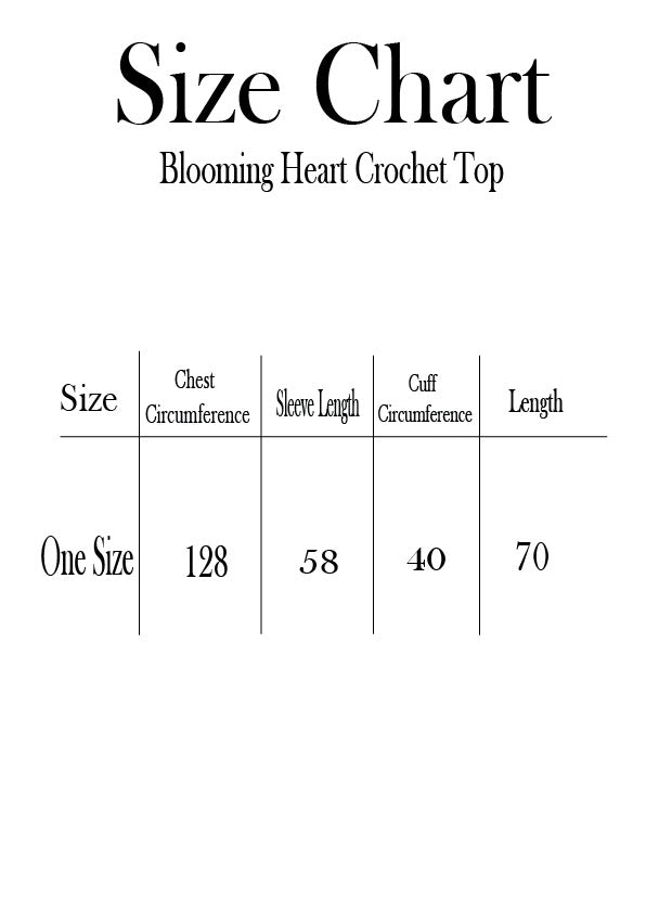 Blooming Heart Crochet Top