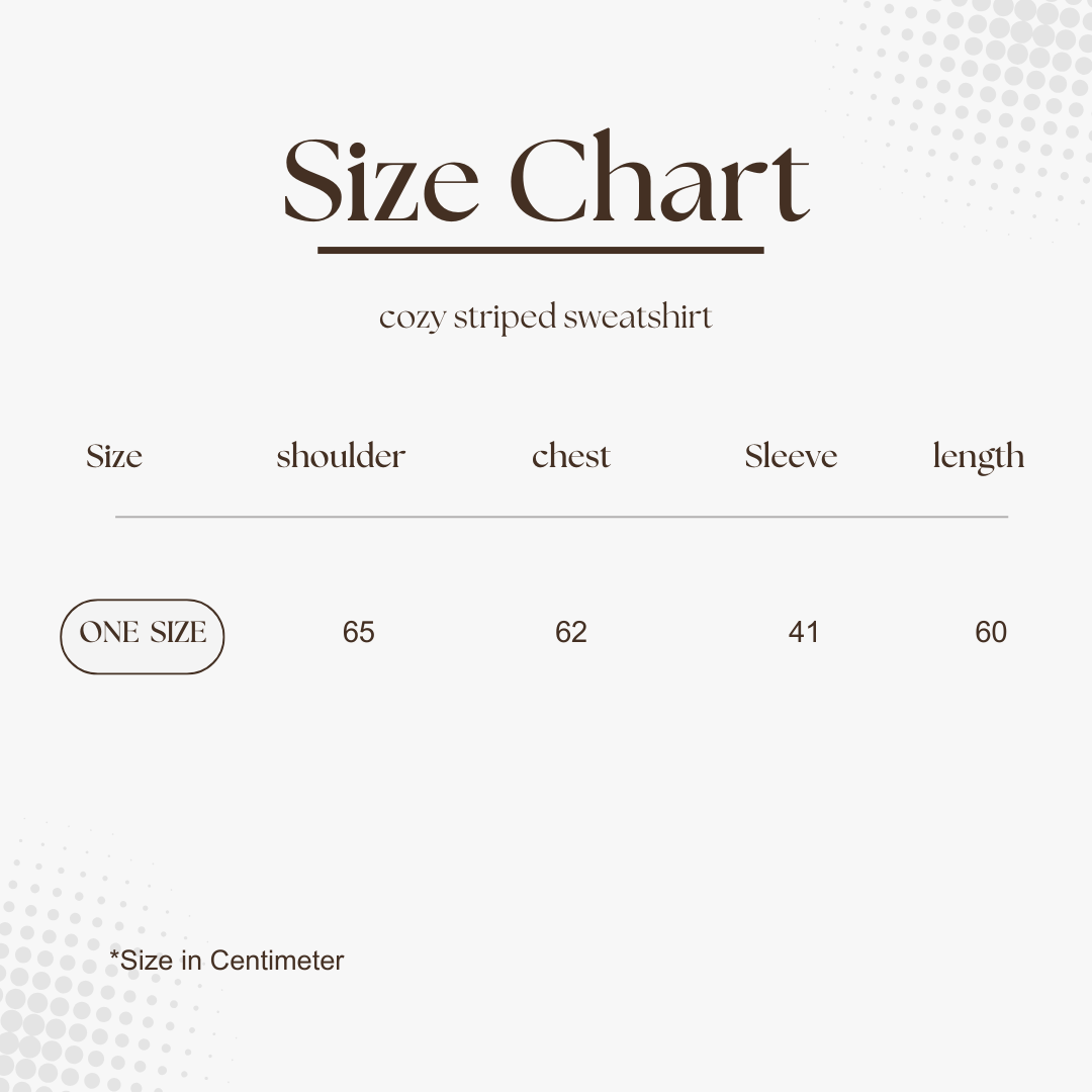 Cozy Striped Sweatshirt in Olive