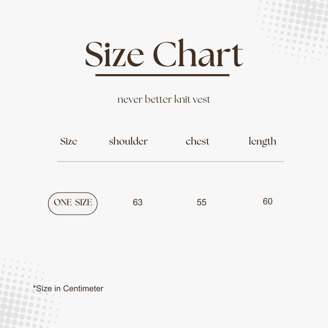 Never Better Knit Vest - Grey