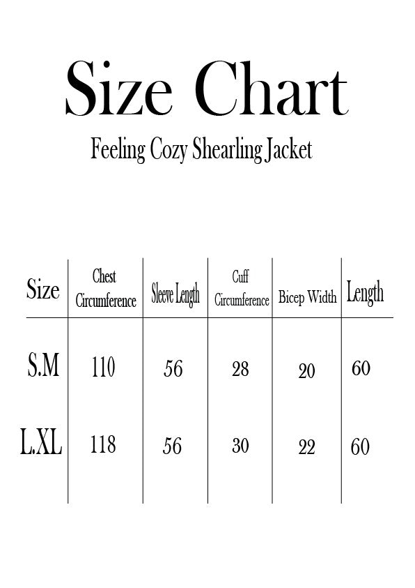 Feeling Cozy Shearling Jacket - Black