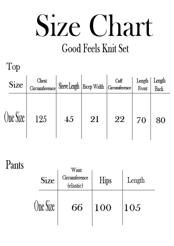 Good Feels Knit Set - Olive